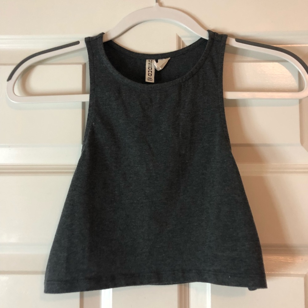 Heather Gray Crop Top